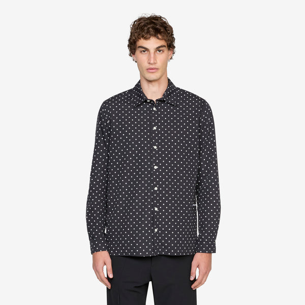 Polkadot Shirt Black | White Shirts