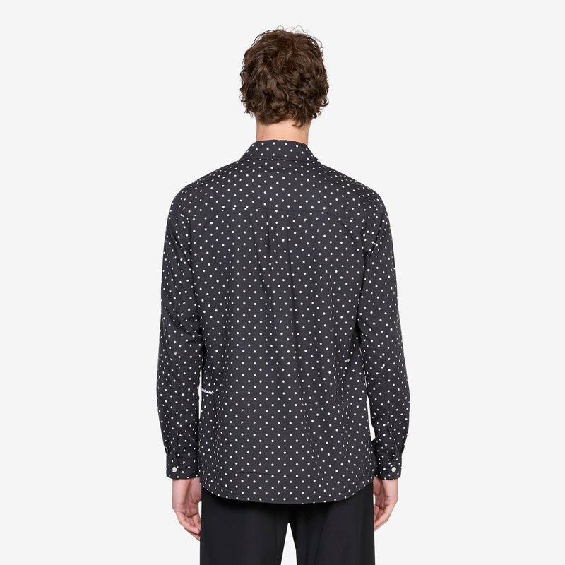 Polkadot Shirt Black | White Shirts