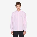 'Boke Flower' Crest Casual Shirt Pastel Pink