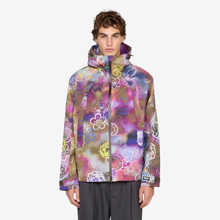 'KENZO x Futura 2000' Short Windbreaker Khaki Front