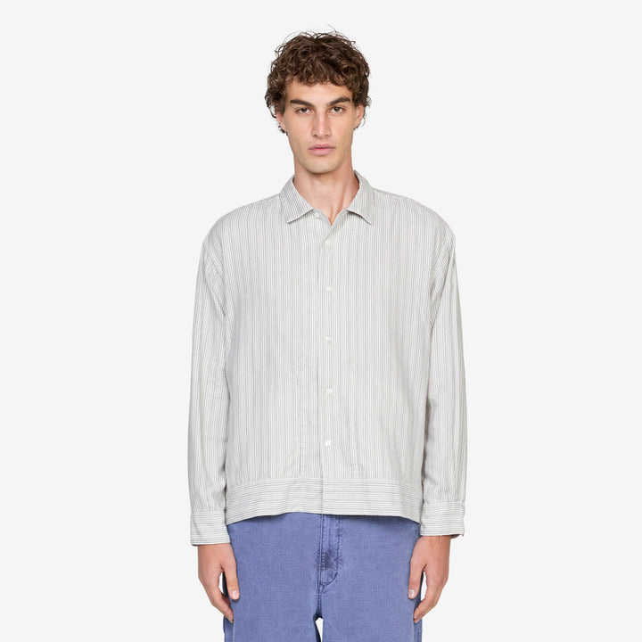 Claud Stripe Shirt Off White Front