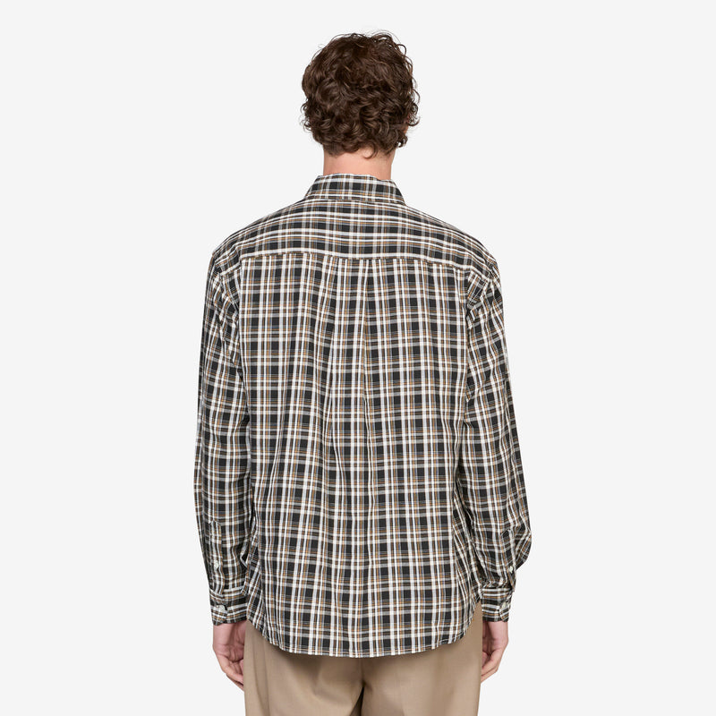 Grant Shirt Black Plaid Shirts