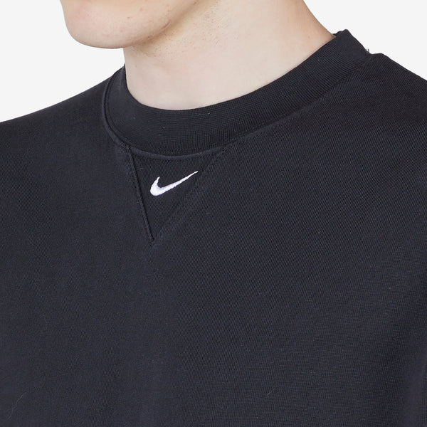 Solo Swoosh Short Sleeve Heavyweight Top Black | White