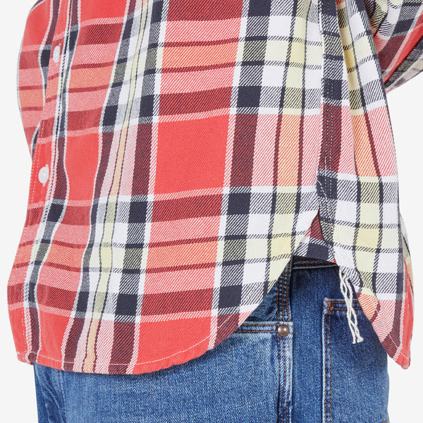WORK Nel Check Shirt Red
