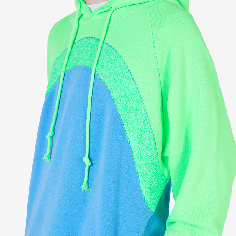 Unisex Rainbow Hoodie Blue