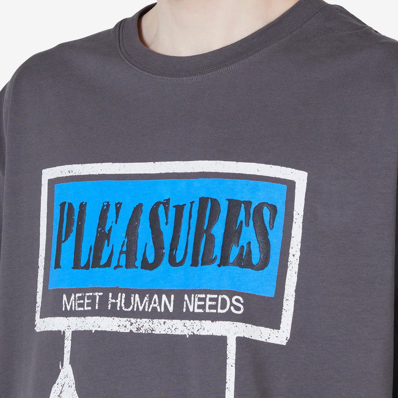 Human Needs Heavyweight Shirt Charcoal Grey