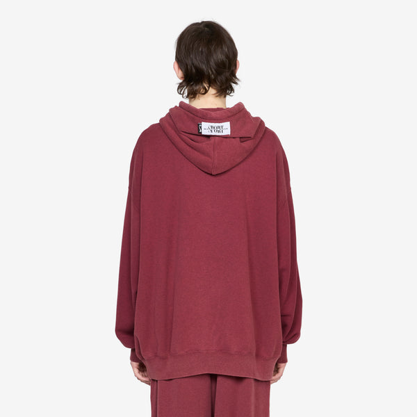 Martine Rose x Full-Zip Hoodie Team Crimson | Heather | White Jumpers