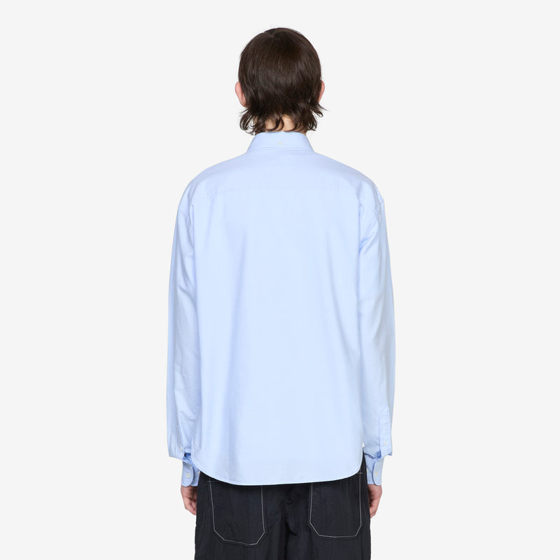 Vit Button Down Oxford Shirt Light Blue Shirts