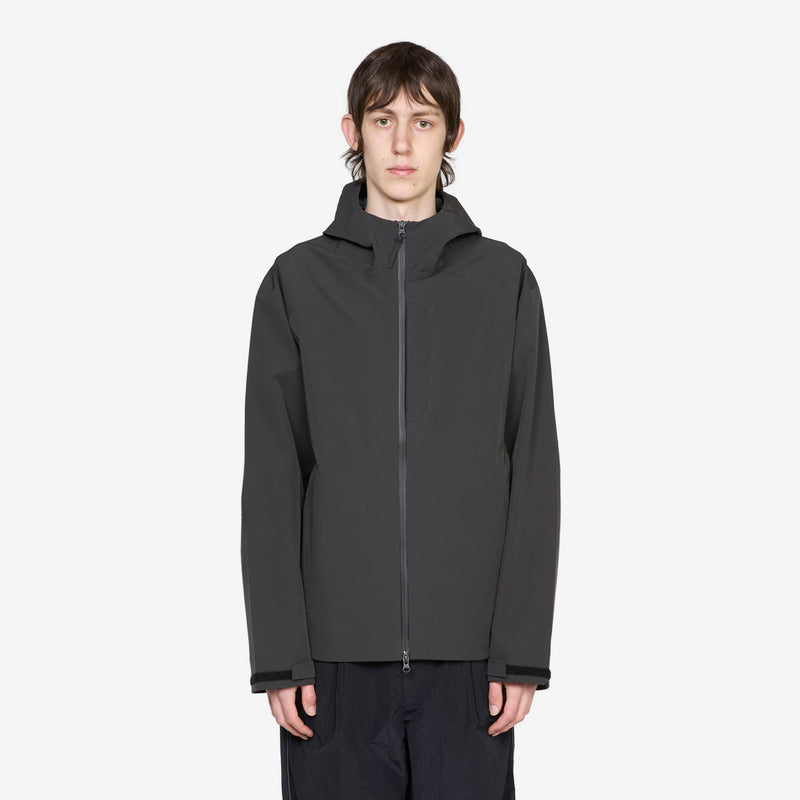 Arc 3L Shell Jacket Charcoal Black Jackets