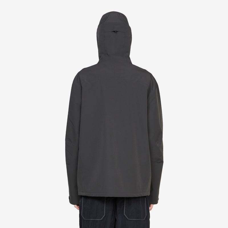 Arc 3L Shell Jacket Charcoal Black Jackets