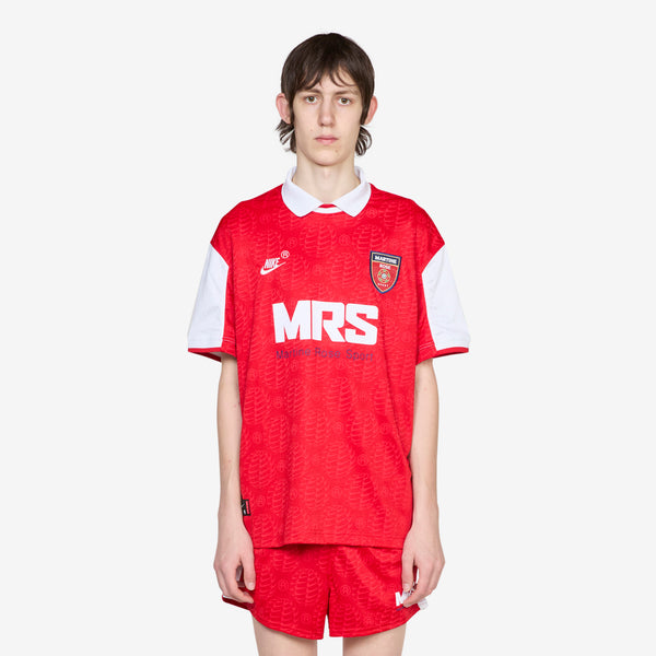 Martine Rose x Jersey University Red | White Tees