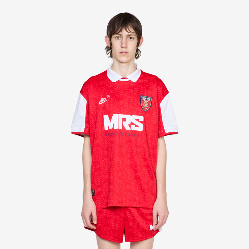 Martine Rose x Jersey University Red | White Tees