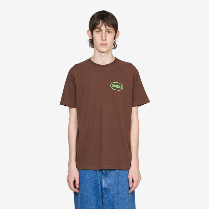 Easy Hours T-Shirt Brown Front