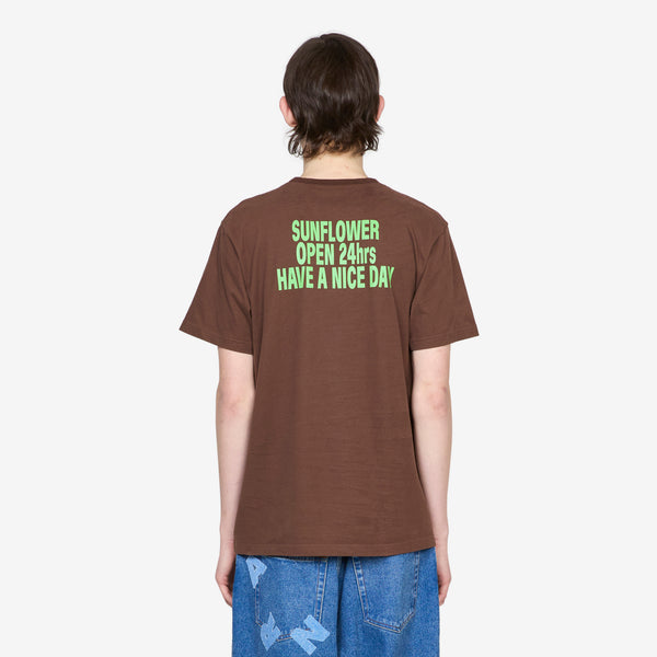 Easy Hours T-Shirt Brown Tees