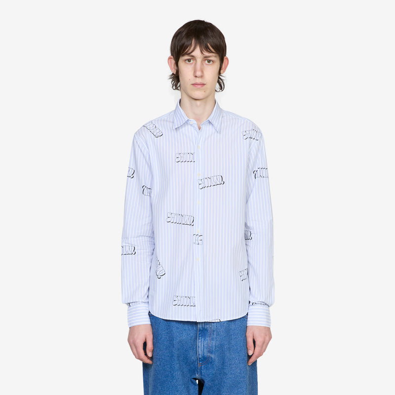 Rado Graffiti Shirt Light Blue Shirts