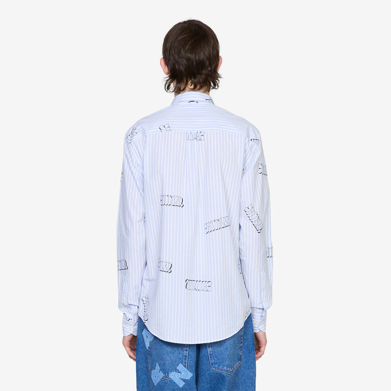Rado Graffiti Shirt Light Blue Shirts