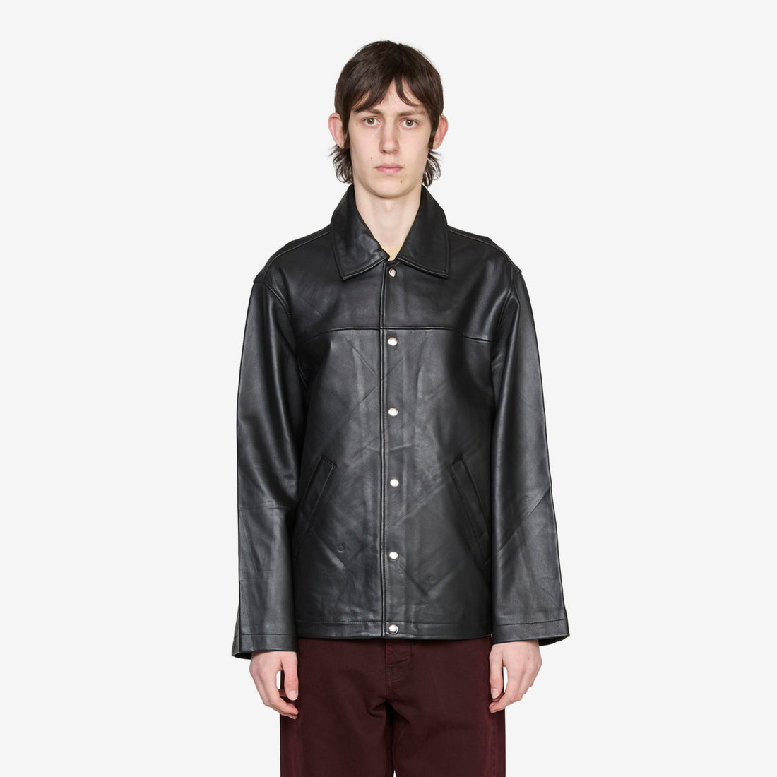 Coach Leather Jacket Black Jackets