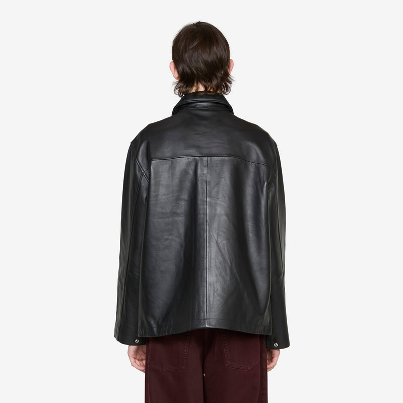 Coach Leather Jacket Black Jackets