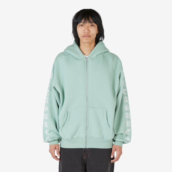 OE Zip Up Hoodie Matcha