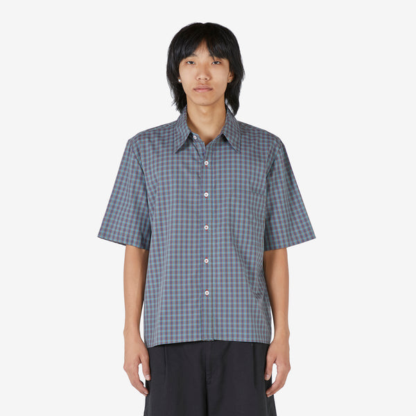 Summer Shirt Blue Mustard