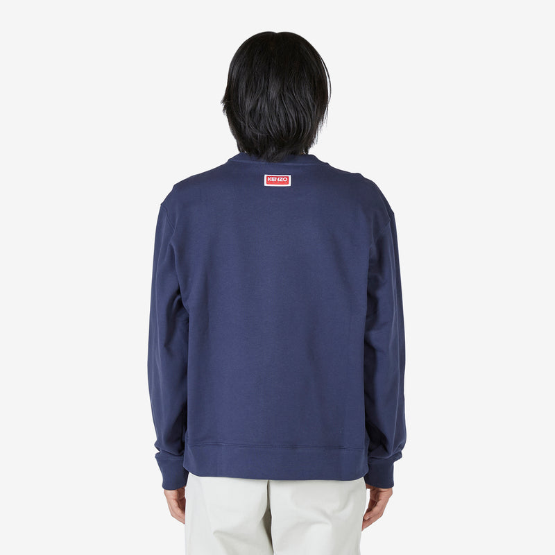 'BOKE FLOWER' Sweatshirt Midnight Blue