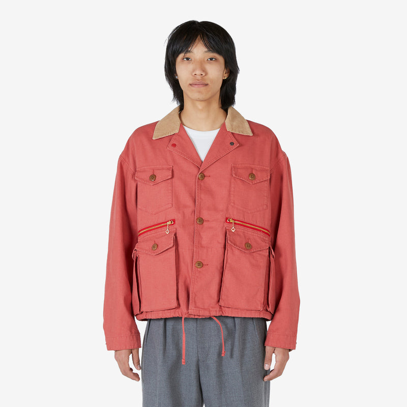 Fish-Hunting Jacket Heavy Oxford Red