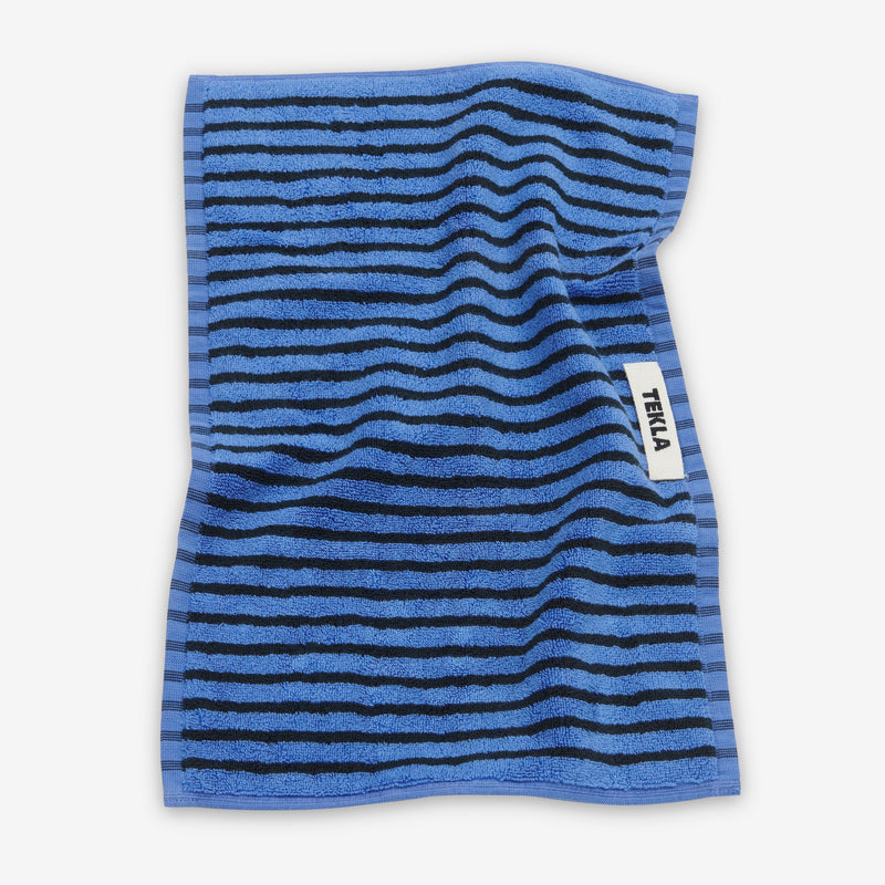 Terry Towel Blue and Black Lifestyle