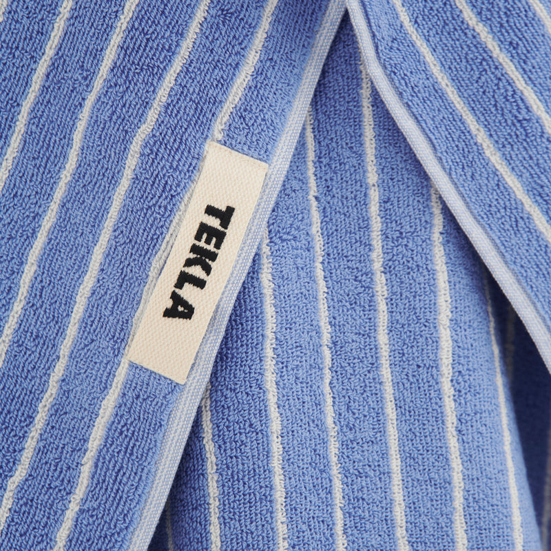 Terry Towel Clear Blue Stripes Lifestyle