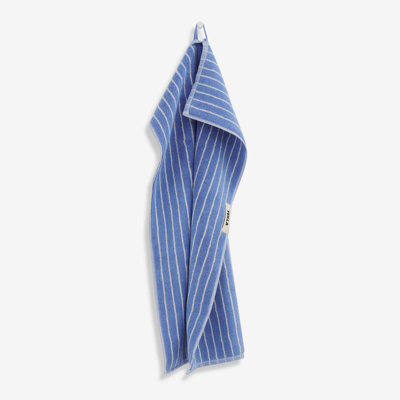 Terry Towel Clear Blue Stripes Lifestyle