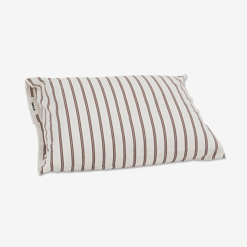 Percale Pillow Sham Hopper Stripes Lifestyle