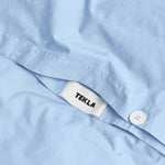 Percale Duvet Cover Island Blue
