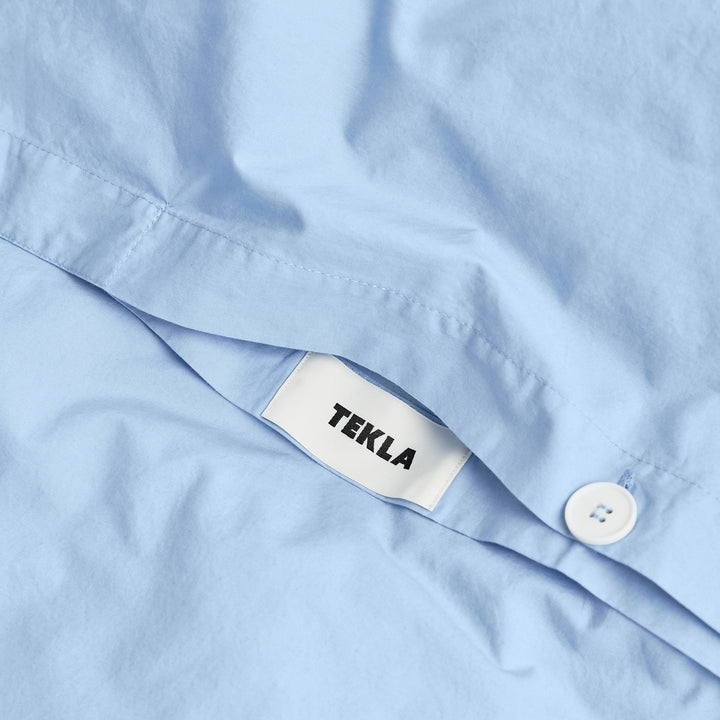 Percale Duvet Cover Island Blue