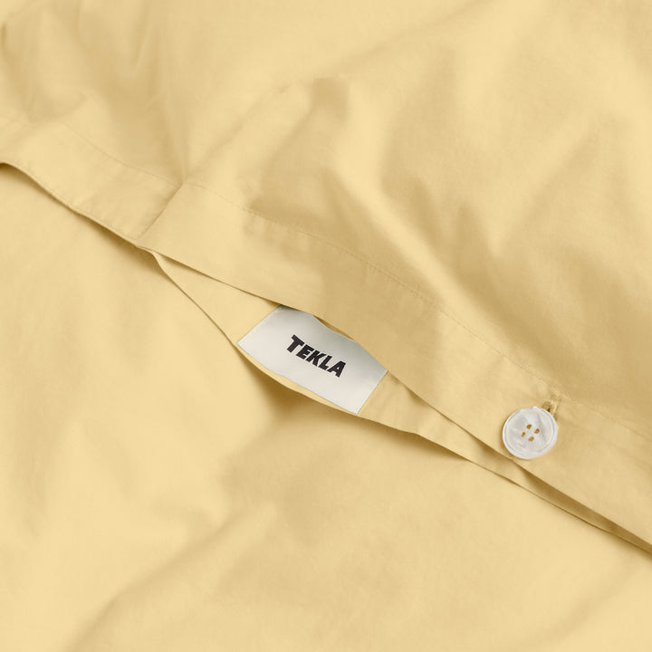 Percale Duvet Cover Shaded Yellow