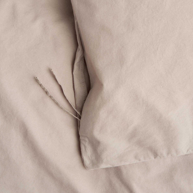 Percale Duvet Cover Clay Lifestyle