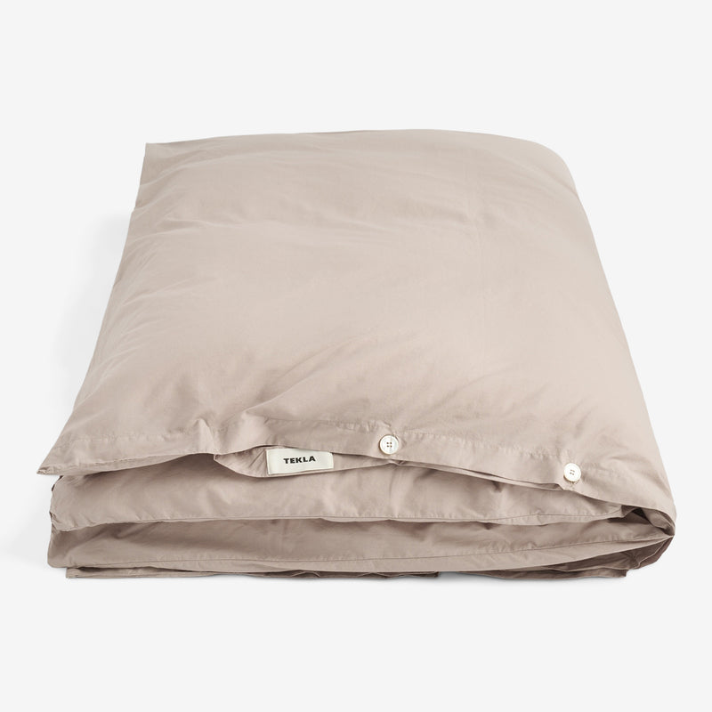Percale Duvet Cover Clay Lifestyle