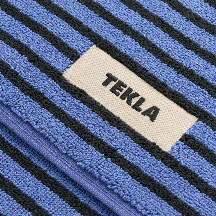 Terry Bath Mat Blue | Black