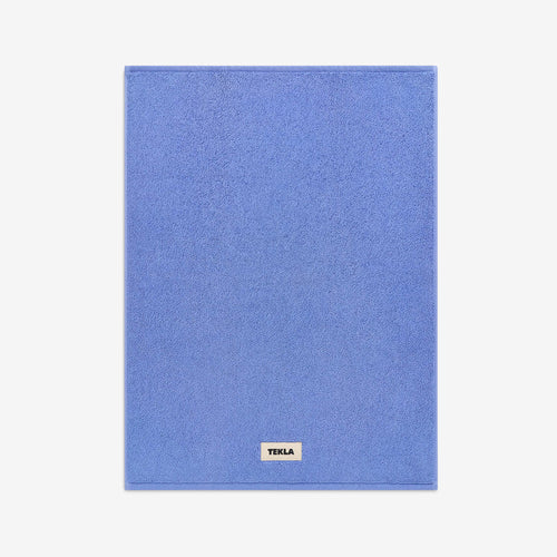 Terry Bath Mat Clear Blue Lifestyle