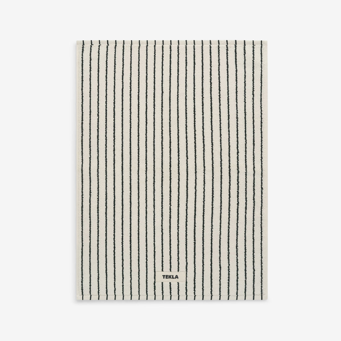 Terry Bath Mat Racing Green Stripes Lifestyle