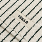 Terry Bath Mat Racing Green Stripes