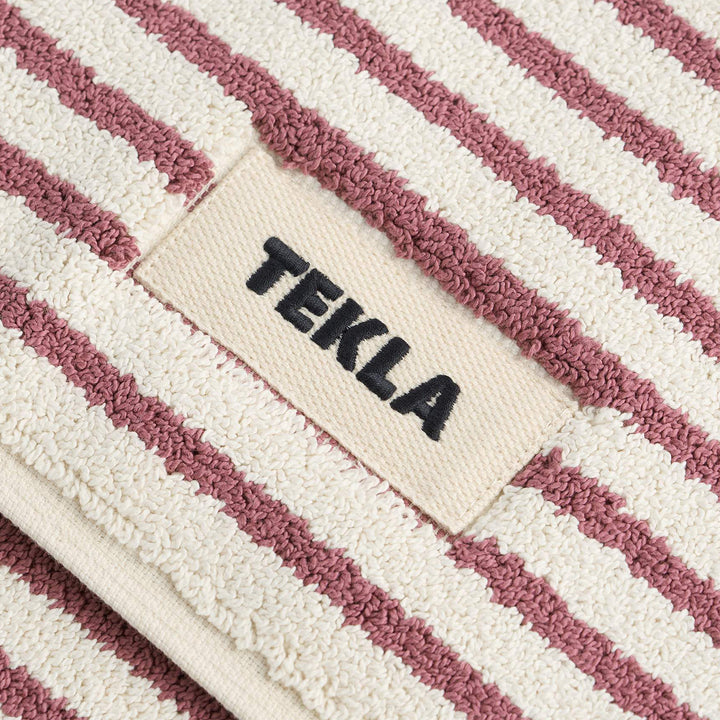 Terry Bath Mat Ripple Stripes