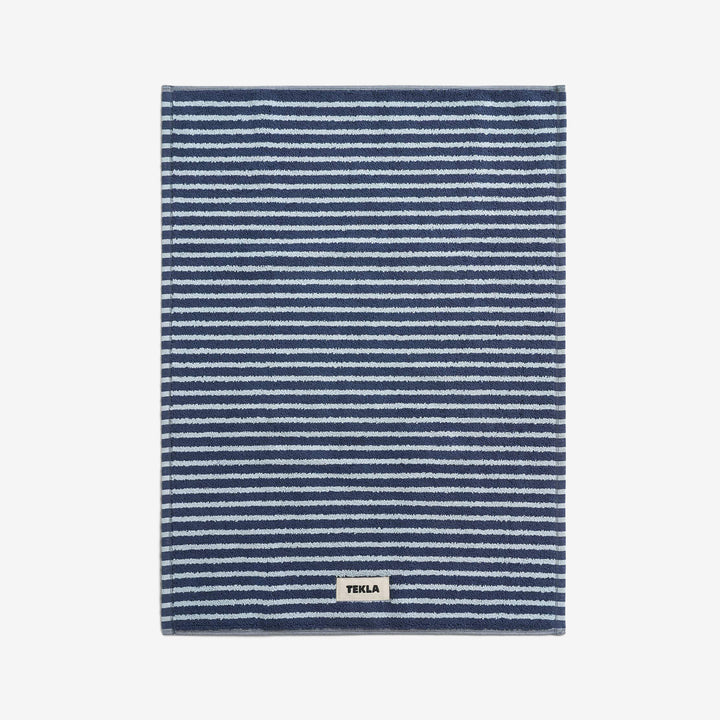 Terry Bath Mat River Stripes Front