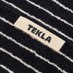 Terry Towel Black Stripes