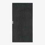 Terry Towel Black Stripes