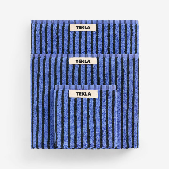 Terry Towel Blue | Black Front