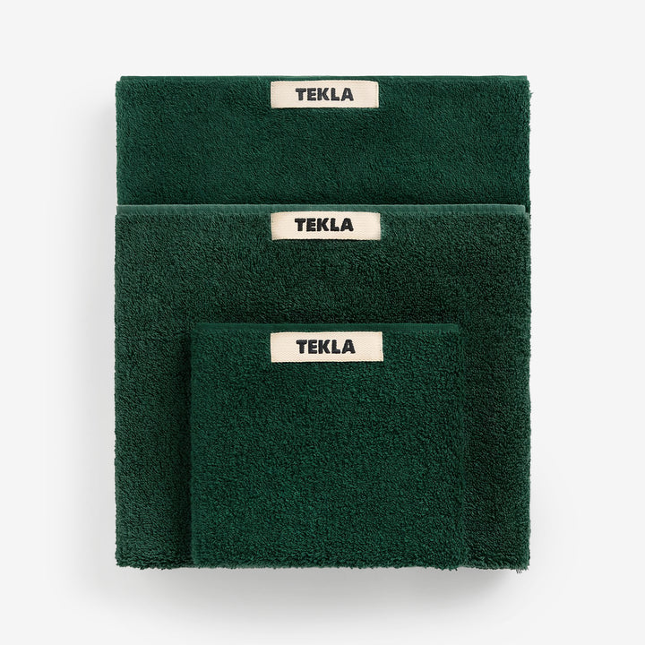 Terry Towel Forest Green Front