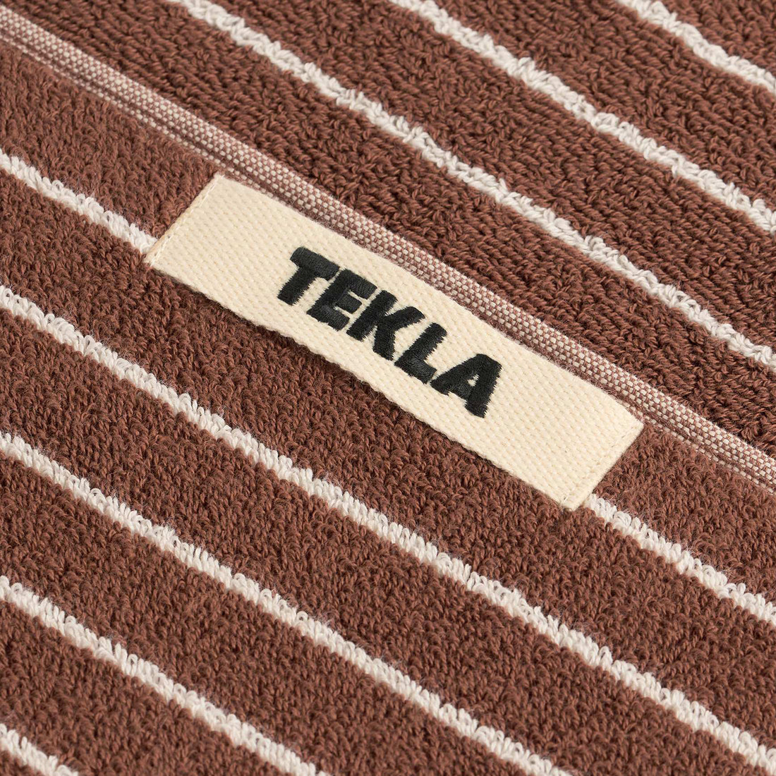 Terry Towel Rust Stripes Lifestyle