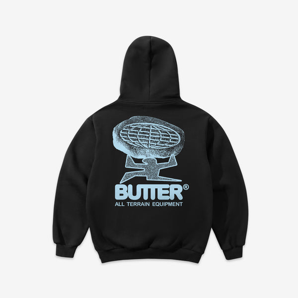 Terrain Pullover Hood Black Jumpers