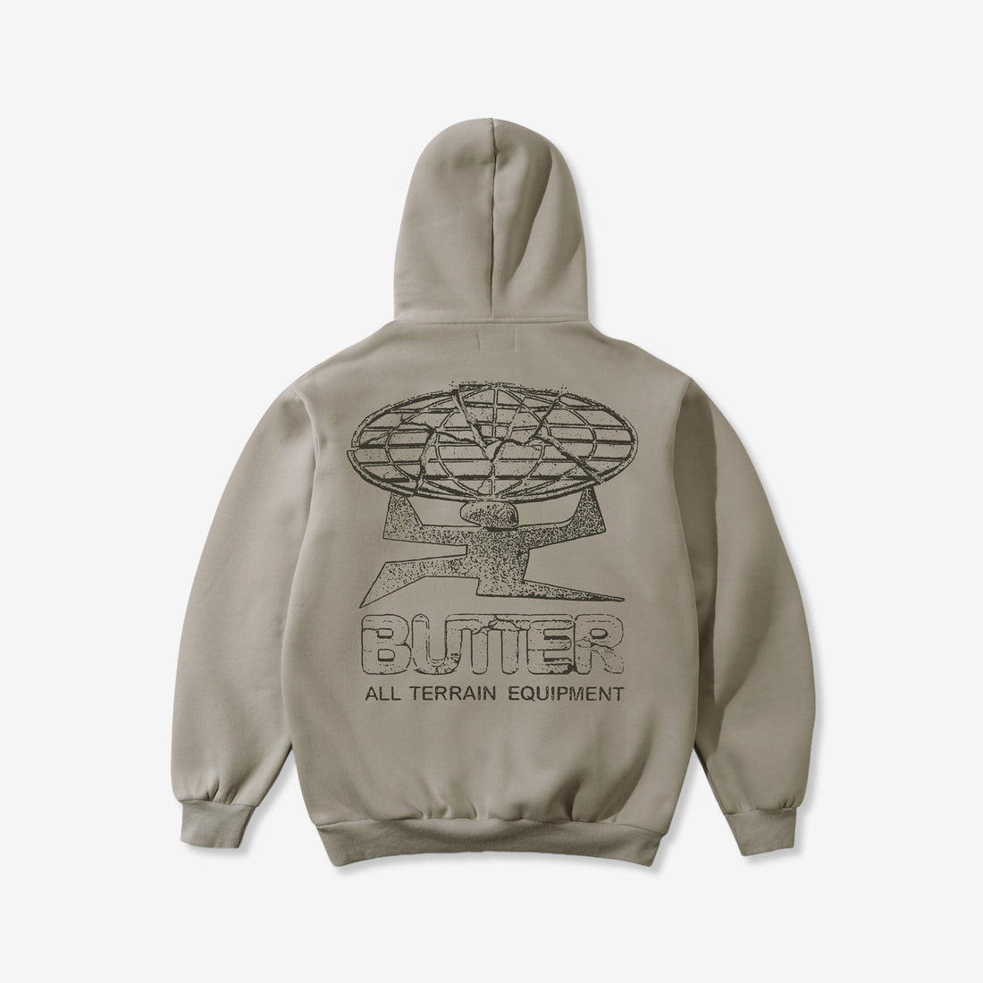 Terrain Pullover Hood Stone Jumpers