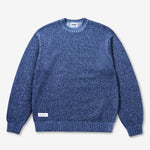 Textured Knit Sweater Navy
