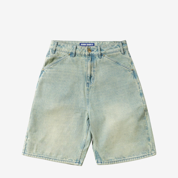 Trim Denim Shorts Sunfade Blue Shorts